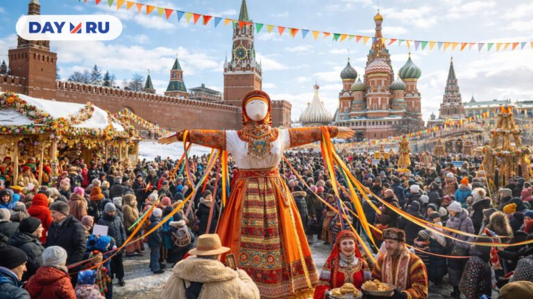 Масленица в Москве: виртуальные автогонки и древние традиции
