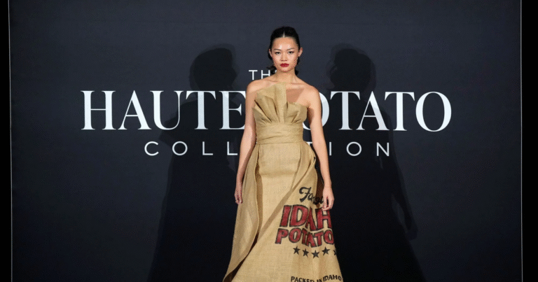 Мода из мешков: коллекция одежды из картофельных мешков