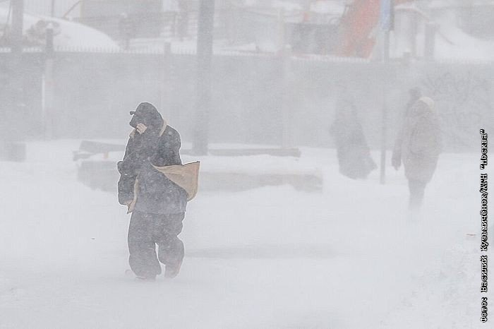 Москвичей предупредили о метели и гололедице в понедельник