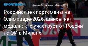 Российские спортсмены на Олимпиаде-2026: шансы на медали