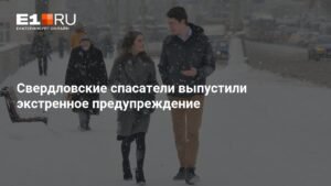 Свердловские спасатели предупредили о сильном снегопаде 15 февраля