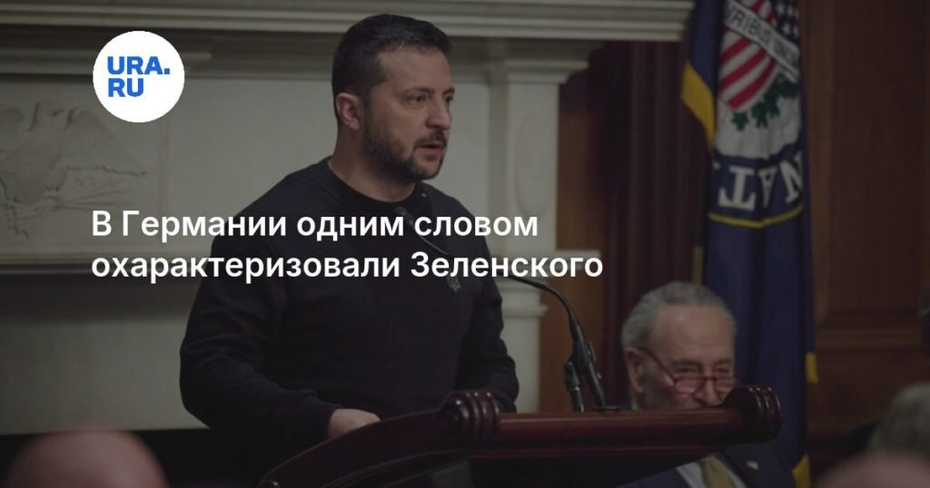 В Германии Зеленского назвали марионеткой США