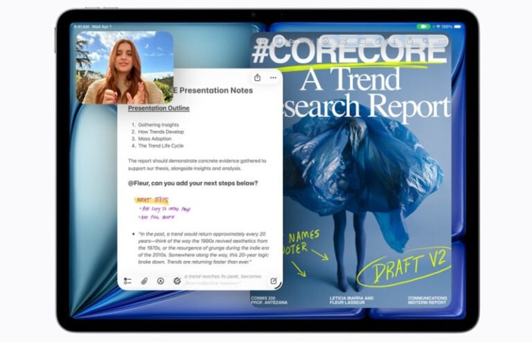 Apple представила iPad Air с чипом M4 и 12 ГБ ОЗУ