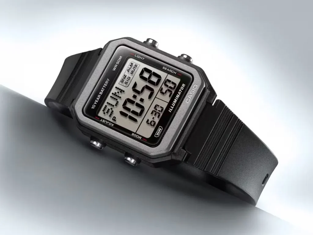 Casio W221H: ультрабюджетные часы с подсветкой и защитой