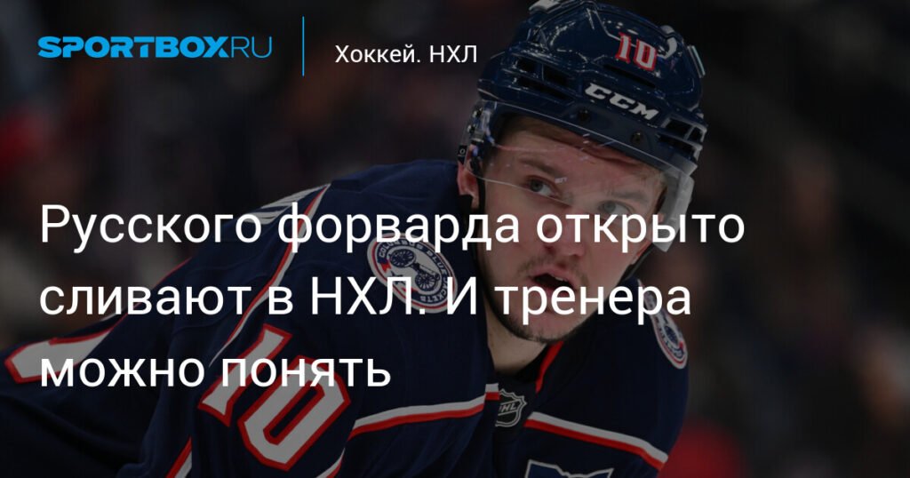 Форвард из России Дмитрий Воронков теряет место в составе «Коламбуса»