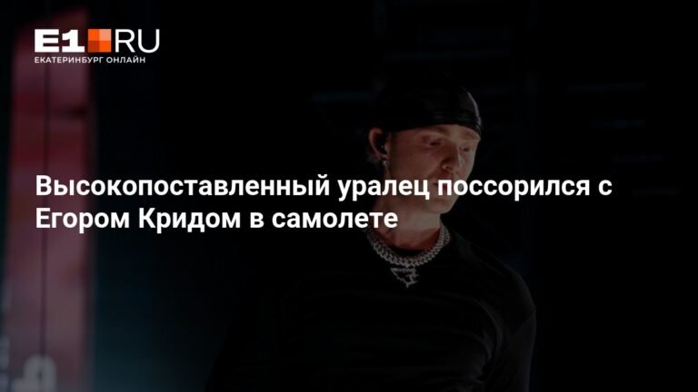 Гендиректор 'Россетей Урал' подрался с командой Егора Крида в самолете