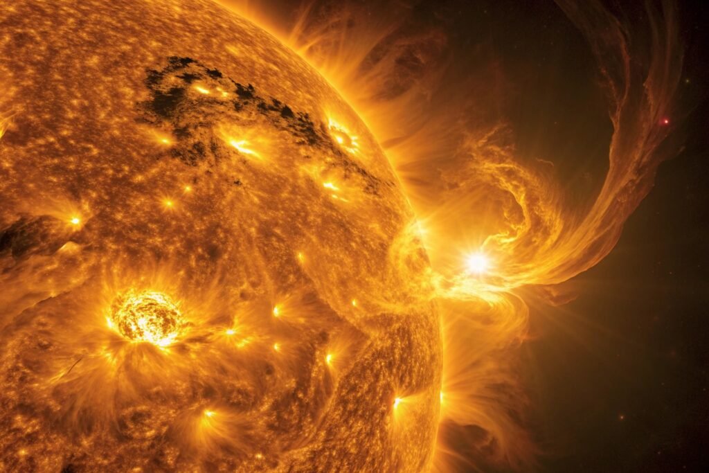 Первая затяжная магнитная буря весны началась на Земле