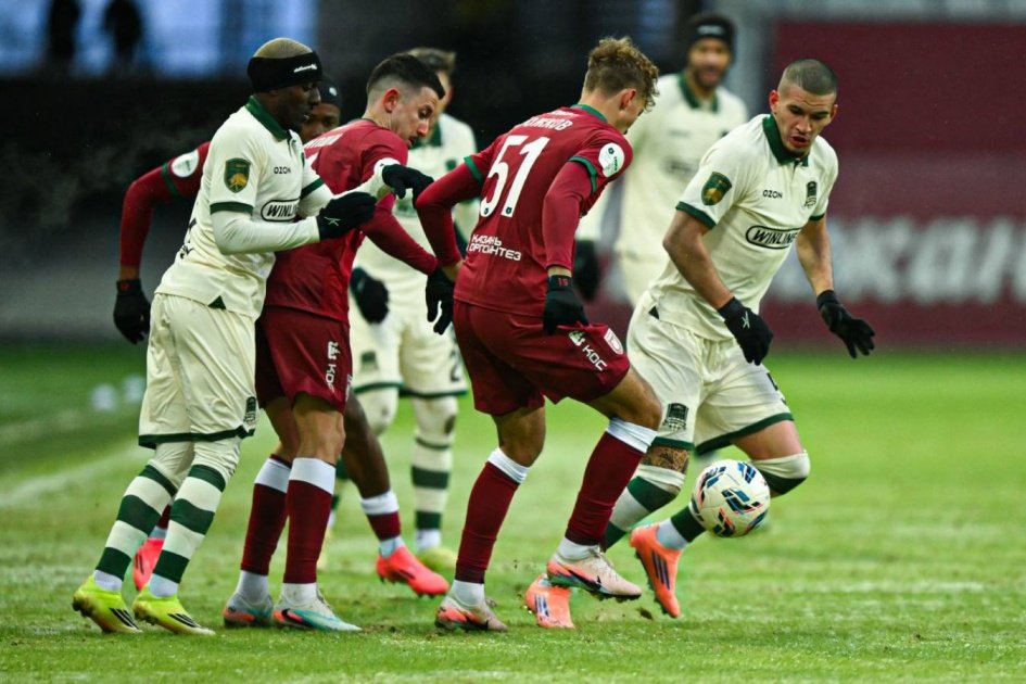 «Рубин» обыграл «Краснодар» и прервал его беспроигрышную серию