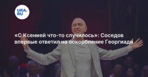 Соседов объяснил реакцию на оскорбление Георгиади