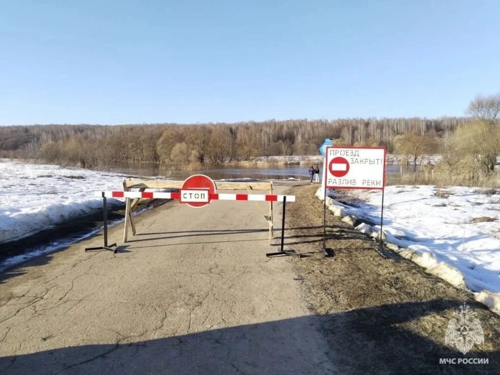 Уровень воды в Рязанской области: 9 мостов затоплены из-за половодья
