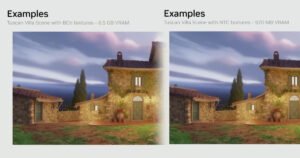 Nvidia представила сжатие текстур на основе нейросетей - VRAM снижается на 85%