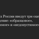 В российских школах введут трехуровневую систему оценки поведения